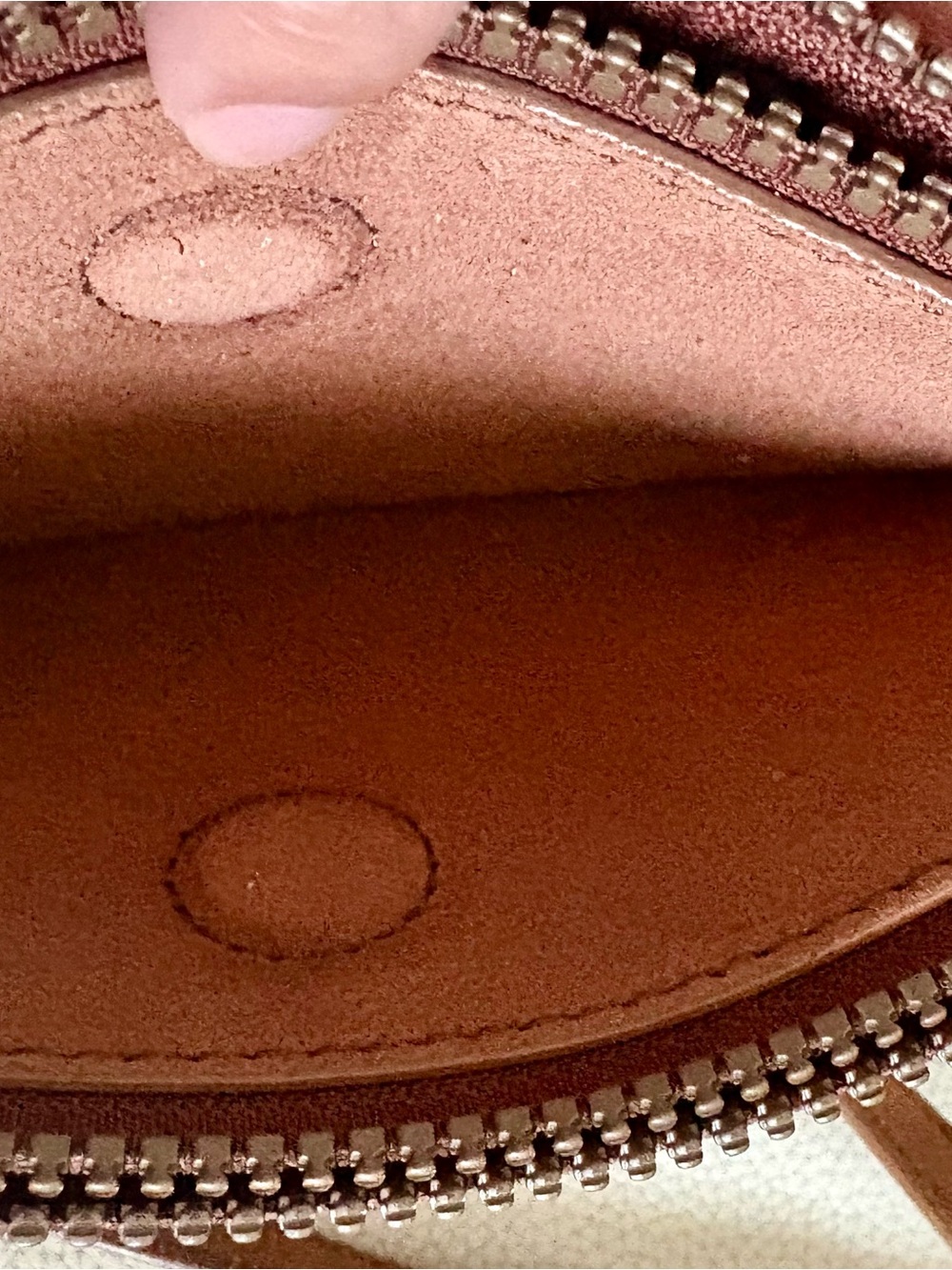 Pendleton Suede Couture Crossbody Bag in Rose Brown - Picture 4 of 7